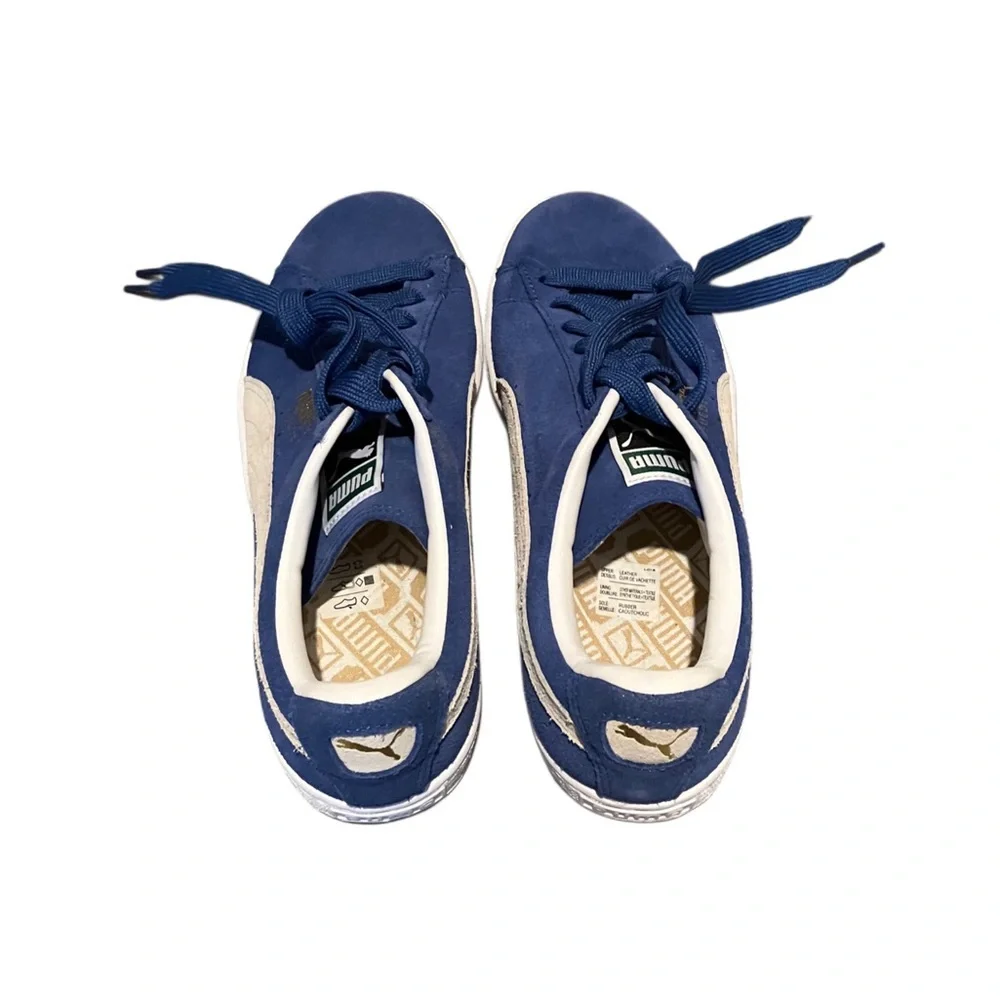 Puma Blue and White Women's Sneakers size 9(mens 71/2-8) - Picture 5 of 10